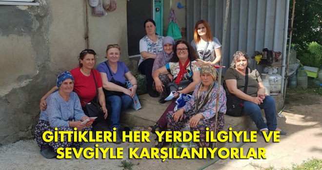 CHP’Lİ KADINLAR SEÇİM ÇALIŞMALARINA BAŞLADI