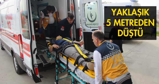 9 Yaşındaki Çocuk Yüksekten Düştü