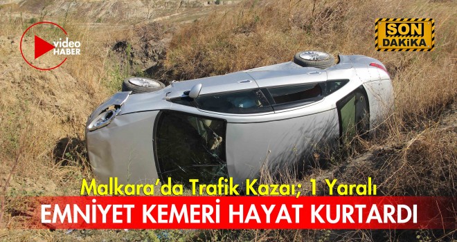 Malkara’da Trafik Kazası; 1 Yaralı